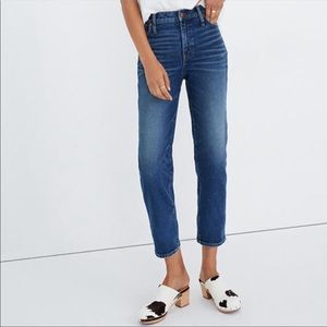 NWT MADEWELL MID-RISE CLASSIC STRAIGHTJEANS